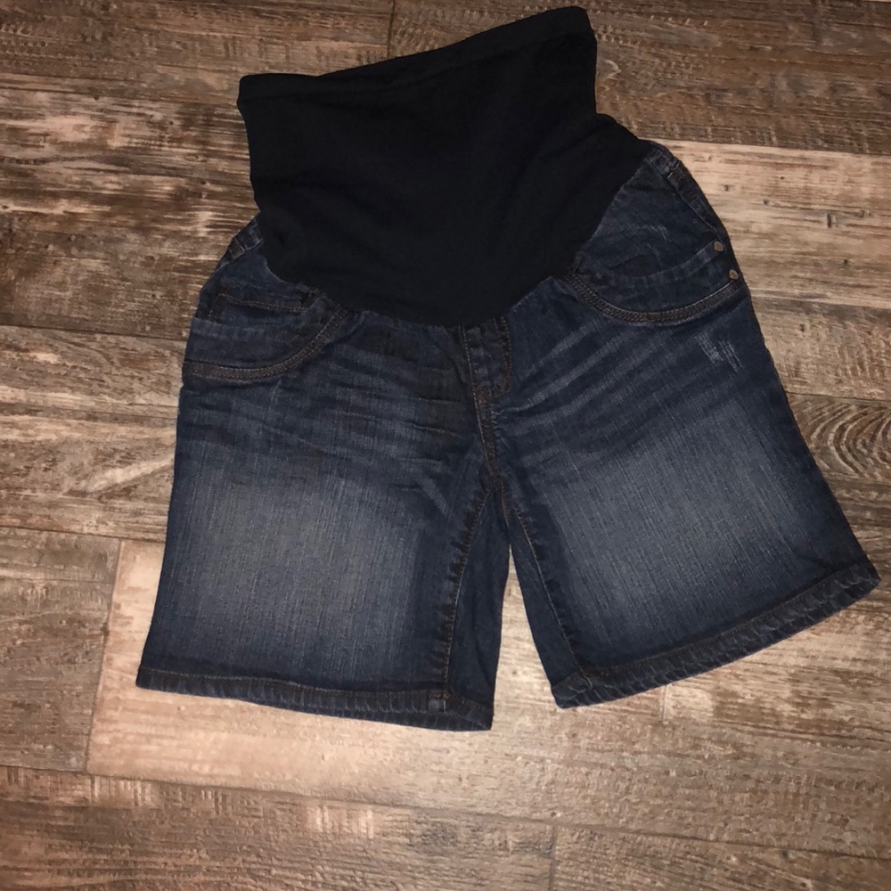 🌺Motherhood denim shorts